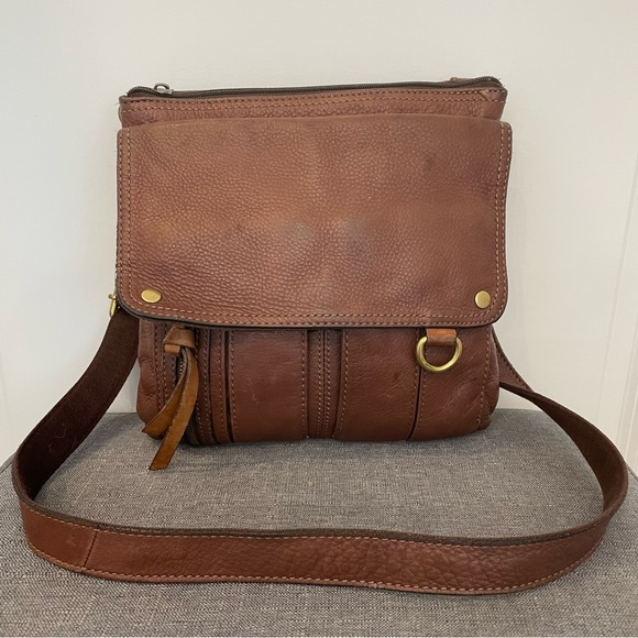 FOSSIL Morgan Traveler Leather Crossbody - Brown - Picture 2 of 13